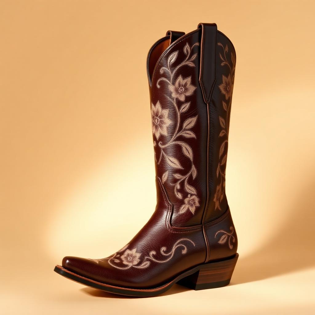 Ladies Vintage Bone Boots